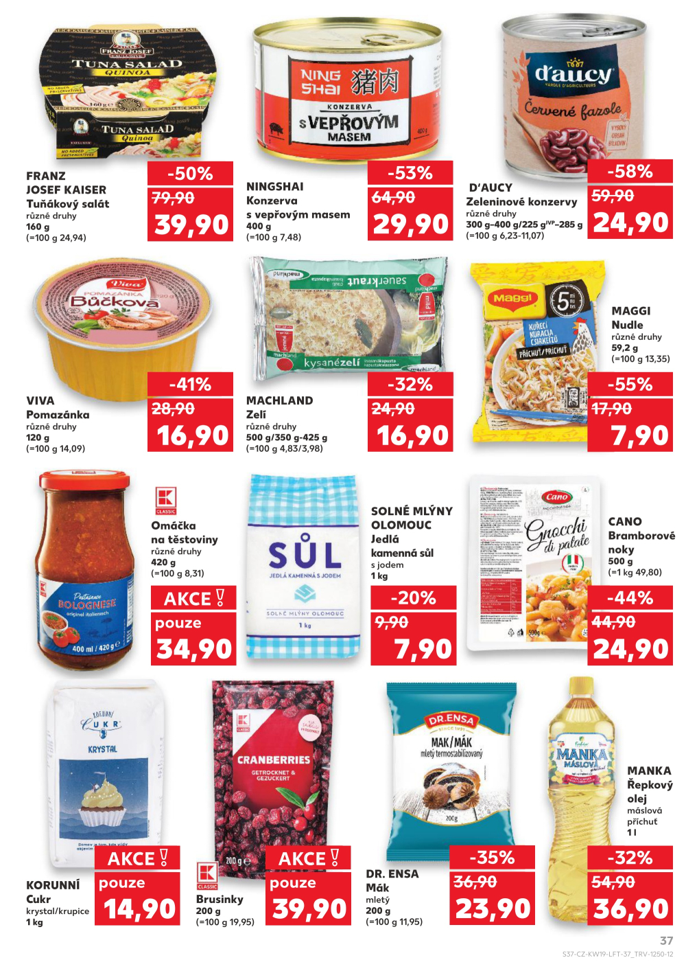 Leták Kaufland leták Olomouc, Štursova - strana 37