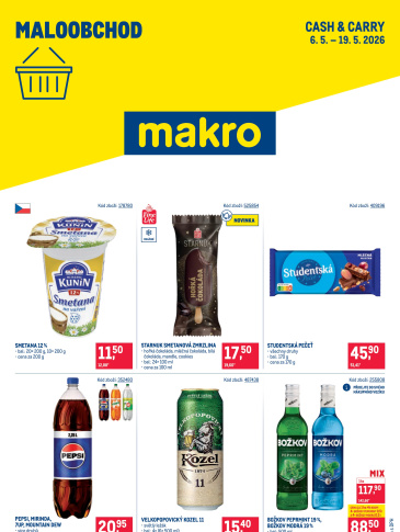 Makro leták - Maloobchod