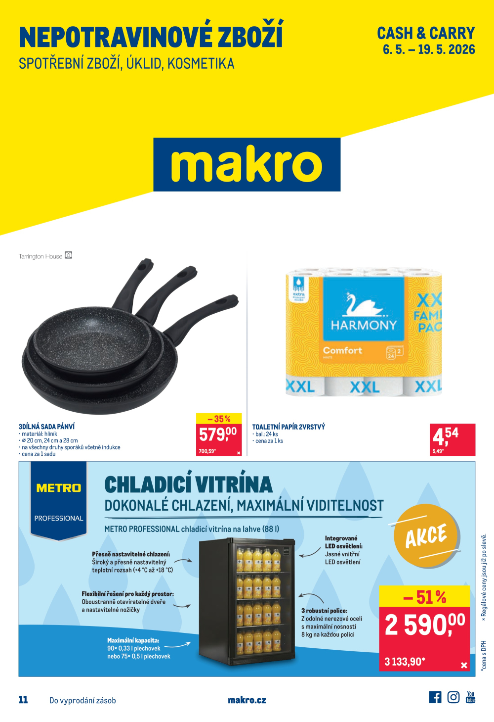 Leták Makro leták - Spotřební zboží, úklid, kosmetika - strana 1