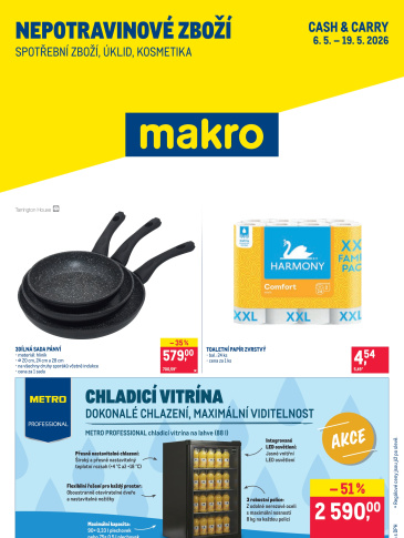 Makro leták - Spotřební zboží, úklid, kosmetika