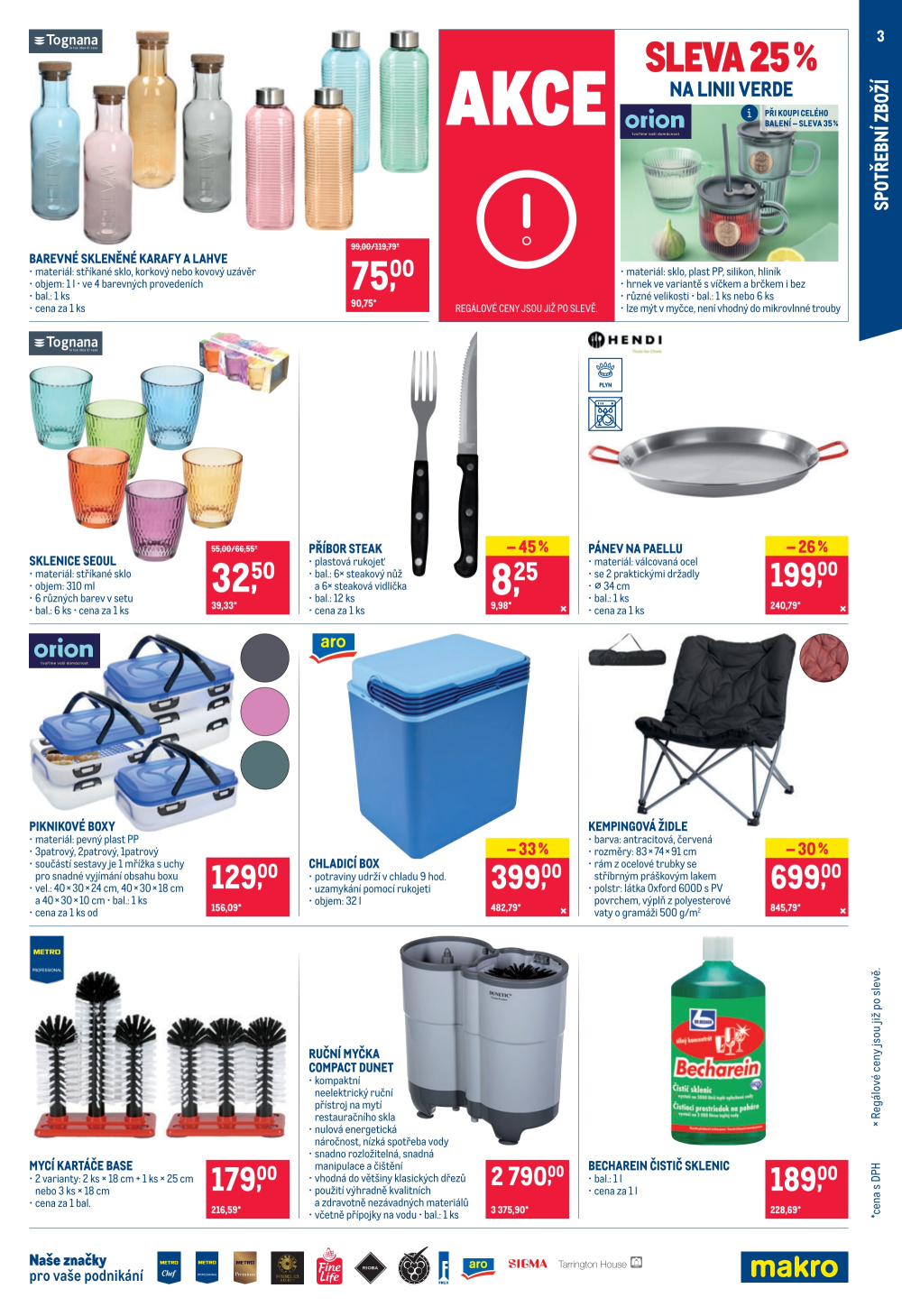 Leták Makro leták - Spotřební zboží, úklid, kosmetika - strana 3