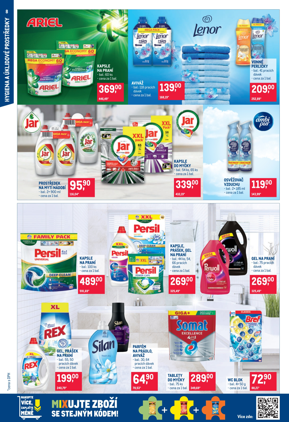 Leták Makro leták - Spotřební zboží, úklid, kosmetika - strana 8
