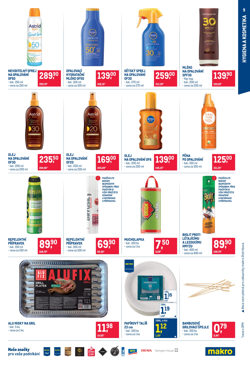 Leták Makro leták - Spotřební zboží, úklid, kosmetika - strana 9