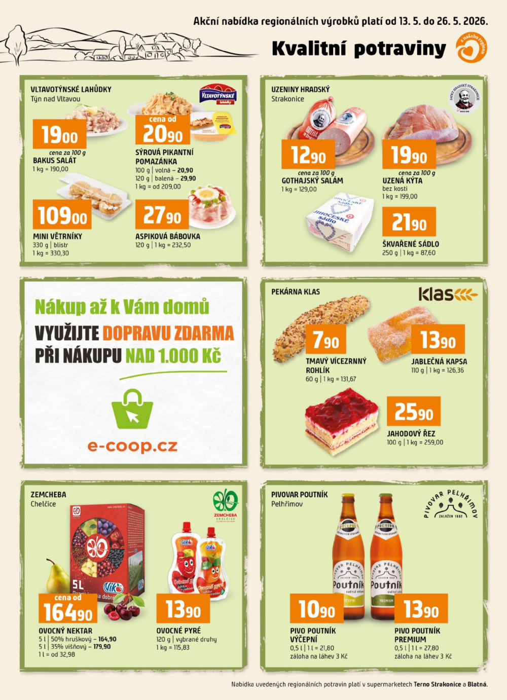 Leták Terno leták - Strakonice, Blatná - strana 16
