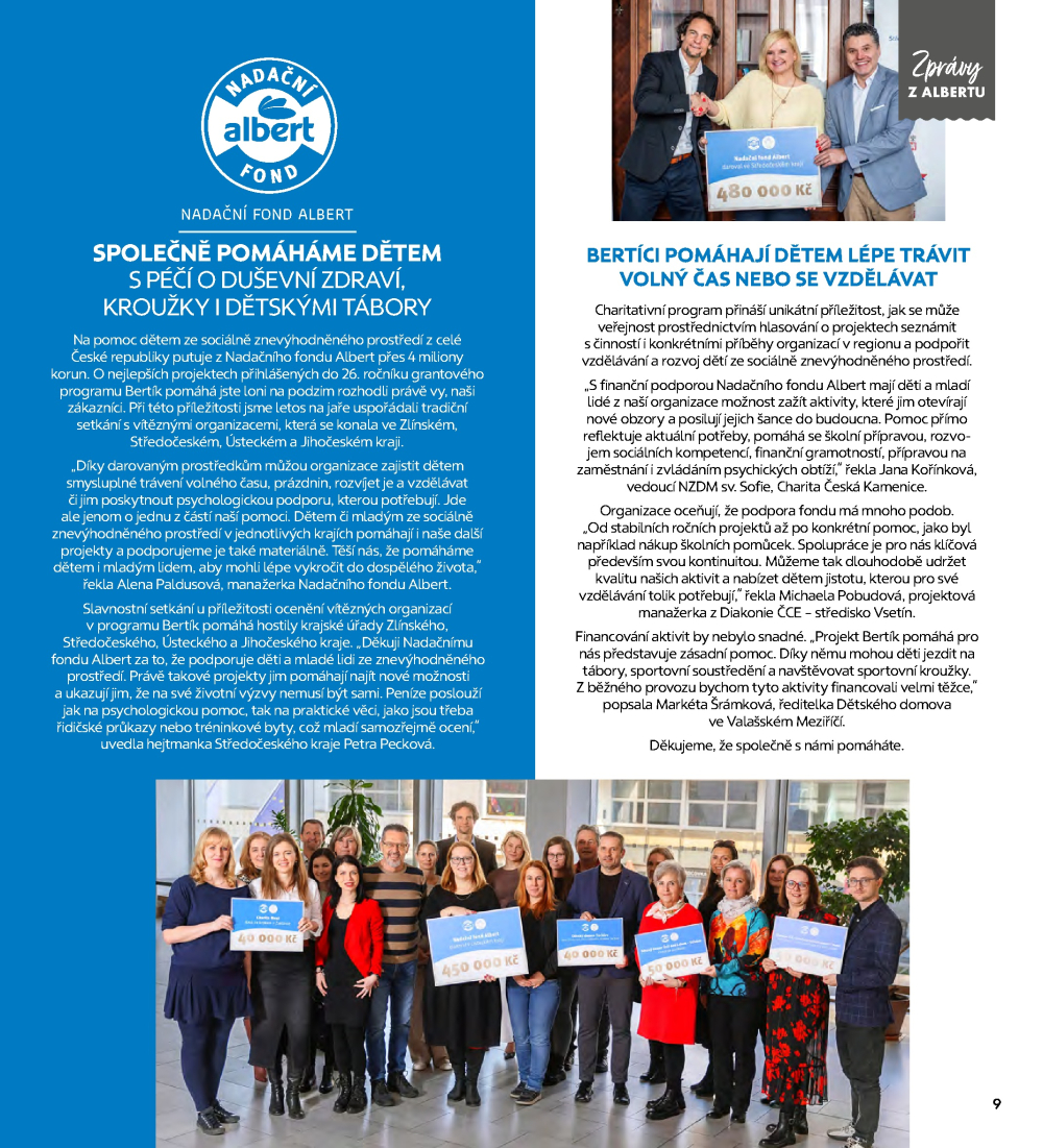 Leták Albert magazín - strana 9
