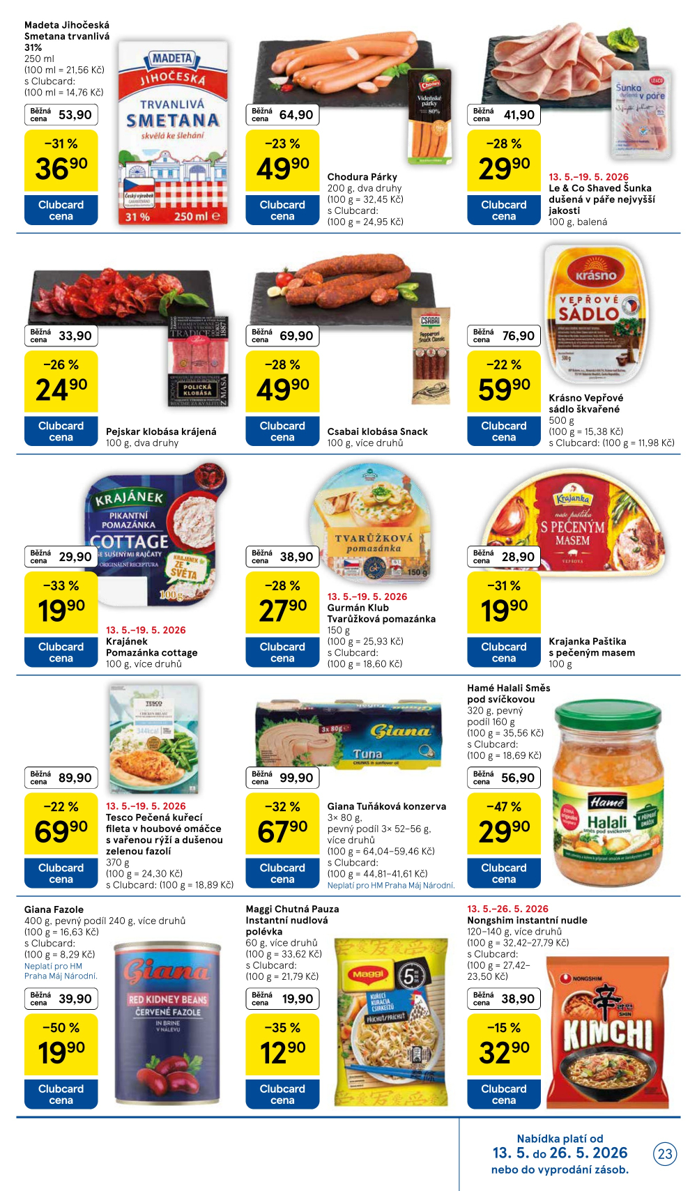 Leták Tesco hypermarket leták - strana 23