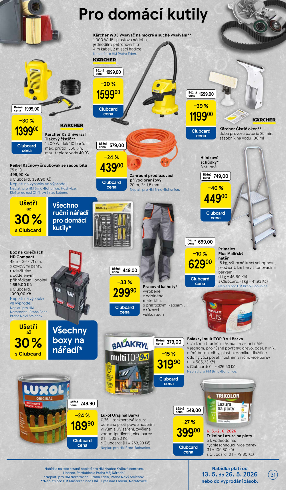 Leták Tesco hypermarket leták - strana 31