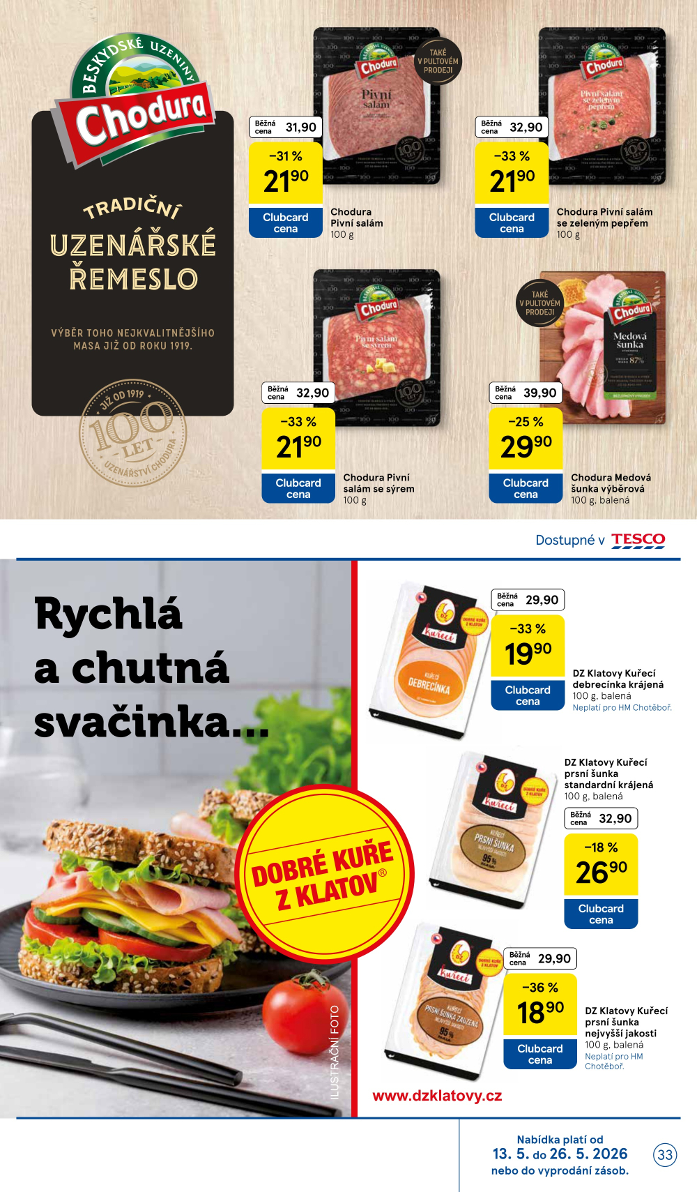 Leták Tesco hypermarket leták - strana 33
