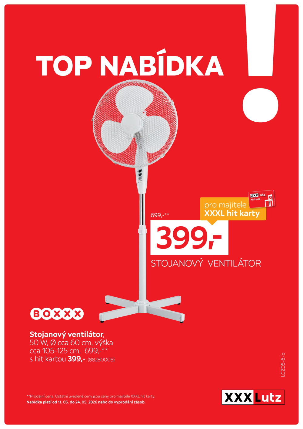 Leták XXXLutz leták - TOP nabídka Stojanový ventilátor - strana 1