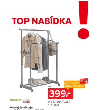 Akční leták XXXLutz  - TOP nabídka Pojízdný šatní stojan