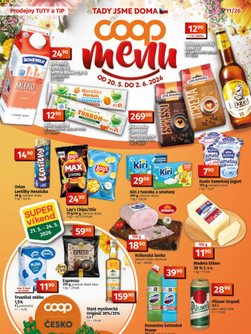 COOP leták - TIP a TUTY Menu