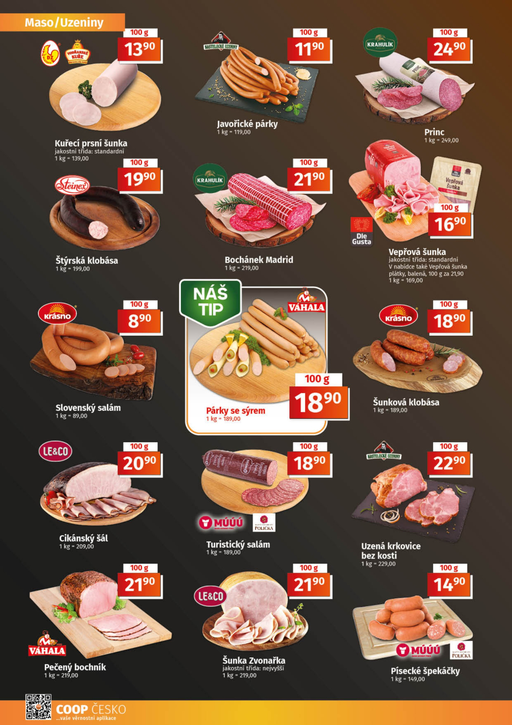 Leták COOP leták - TIP a TUTY Menu - strana 2