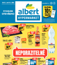 Akční leták Albert Hypermarket  - Nymburk