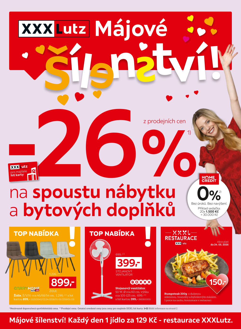 Leták XXXLutz leták - Májové šílenství II. - strana 1
