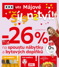 Akční leták XXXLutz  - Májové šílenství II.