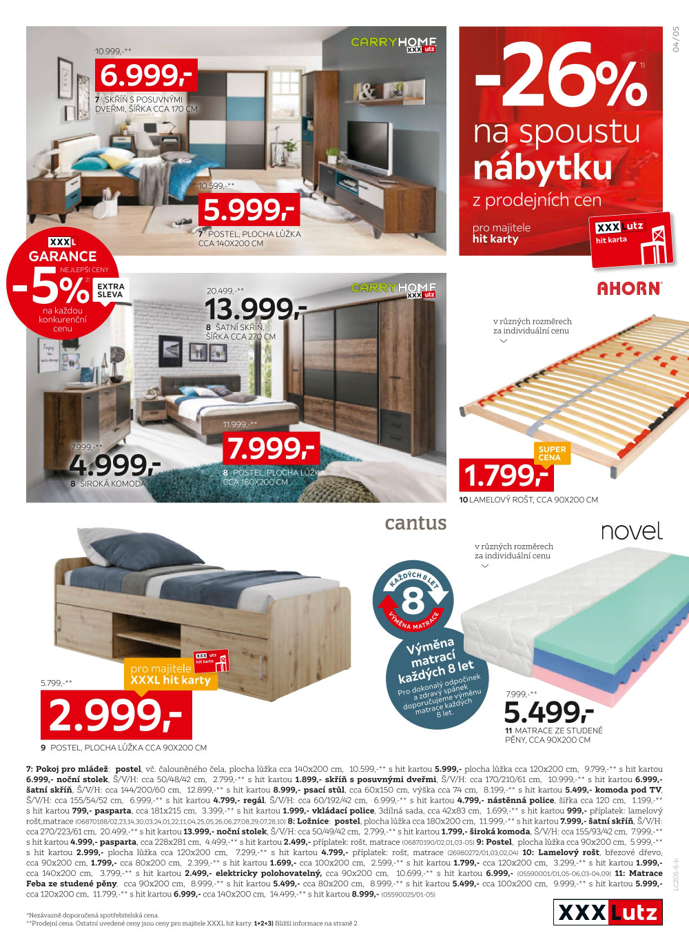 Leták XXXLutz leták - Májové šílenství II. - strana 5