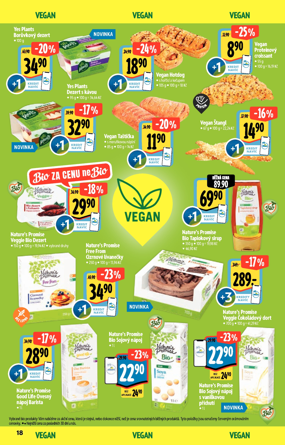 Leták Albert Hypermarket - Akční katalog Bio - strana 18