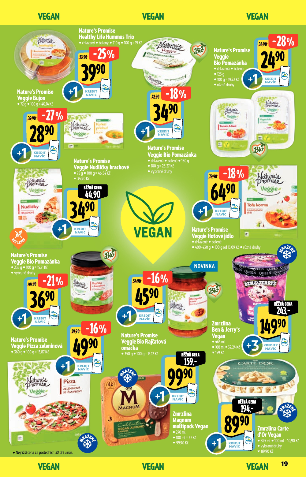 Leták Albert Hypermarket - Akční katalog Bio - strana 19
