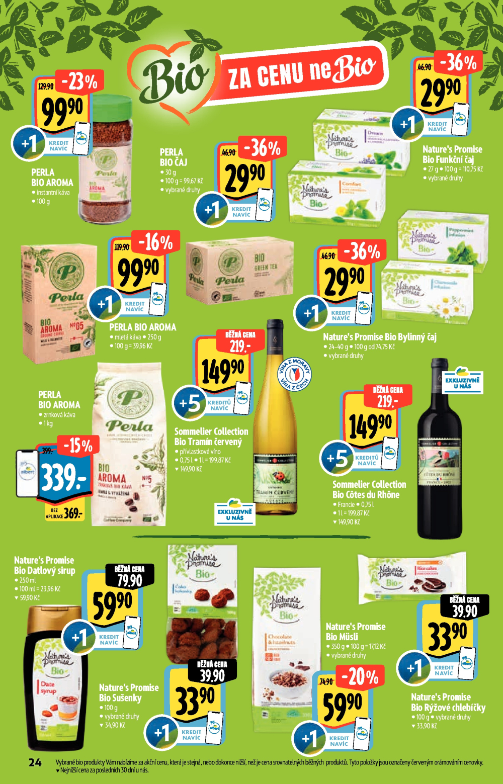 Leták Albert Hypermarket - Akční katalog Bio - strana 24