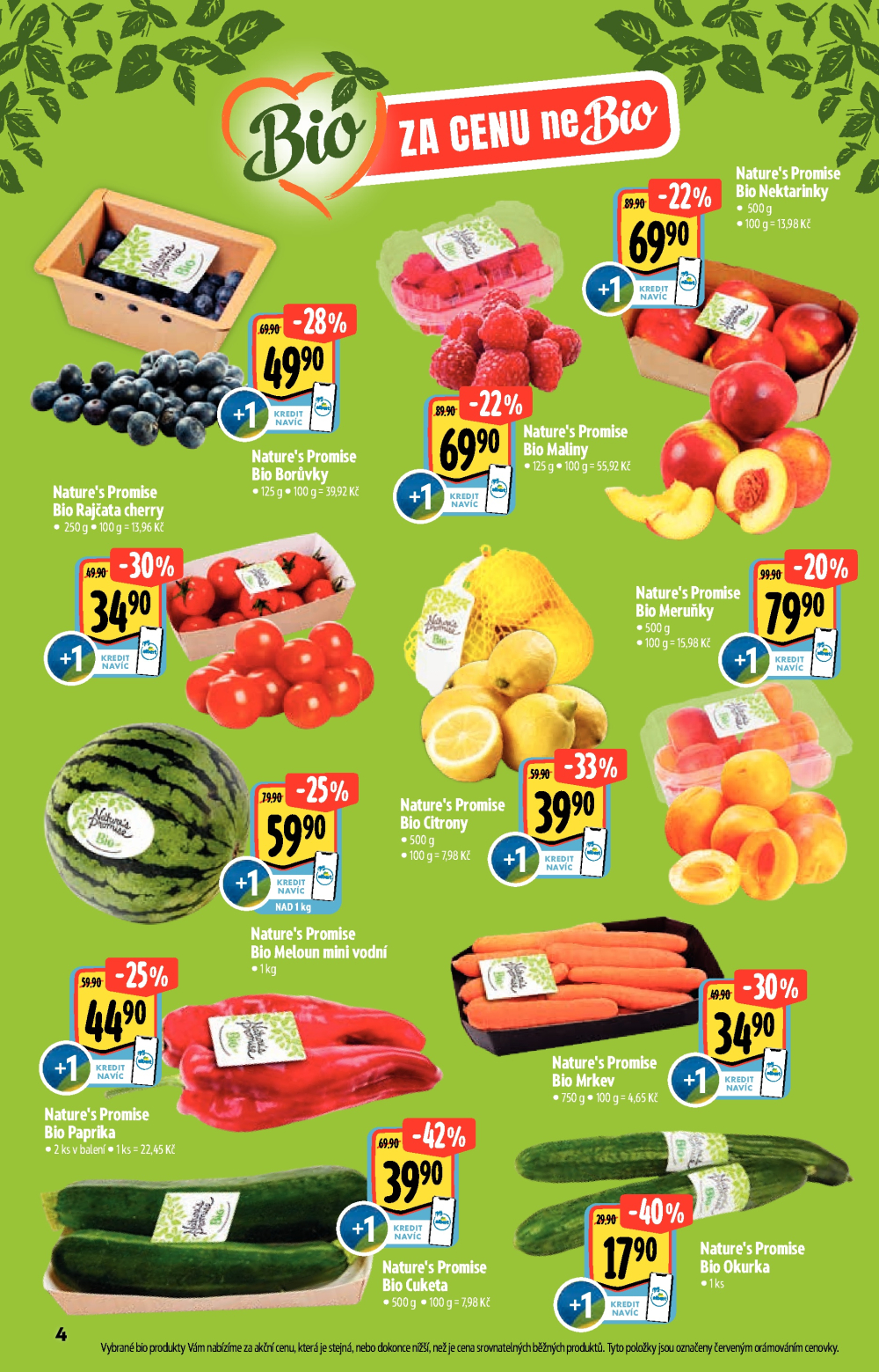 Leták Albert Hypermarket - Akční katalog Bio - strana 4
