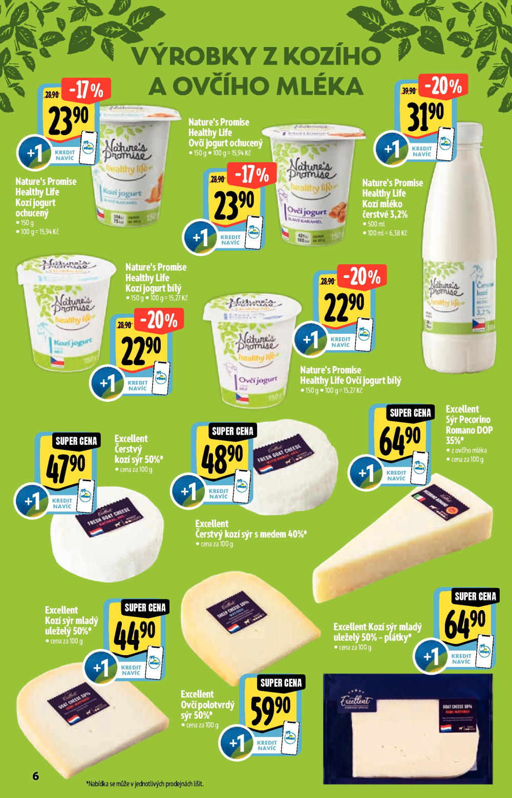 Leták Albert Hypermarket - Akční katalog Bio - strana 6