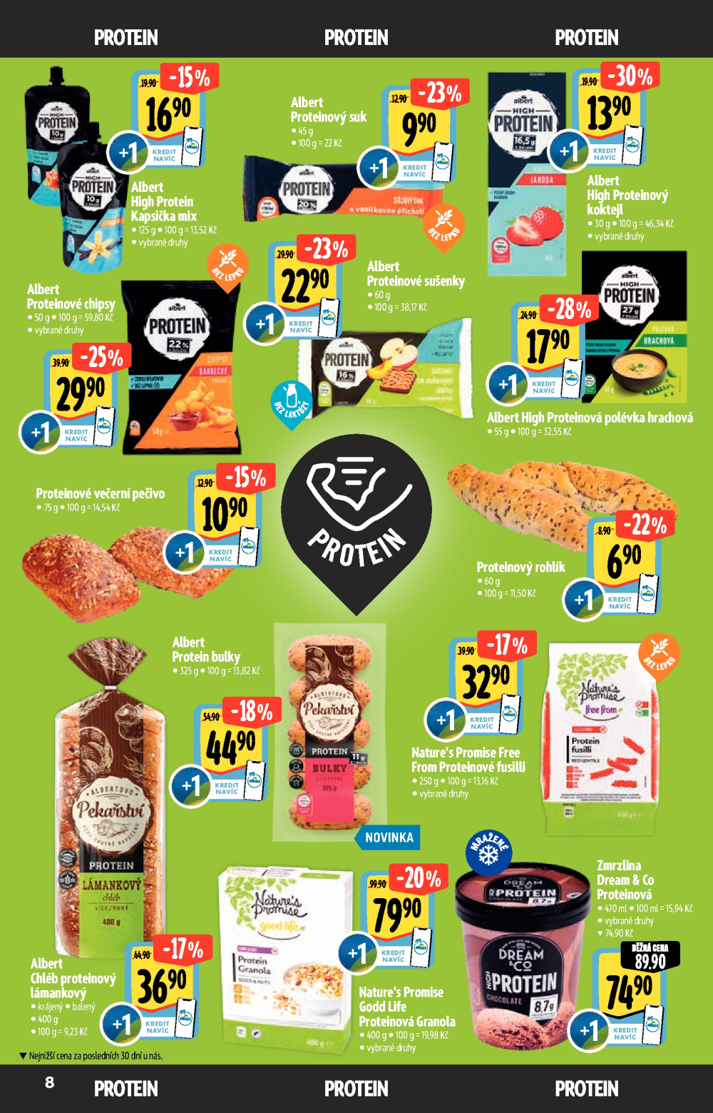 Leták Albert Hypermarket - Akční katalog Bio - strana 8