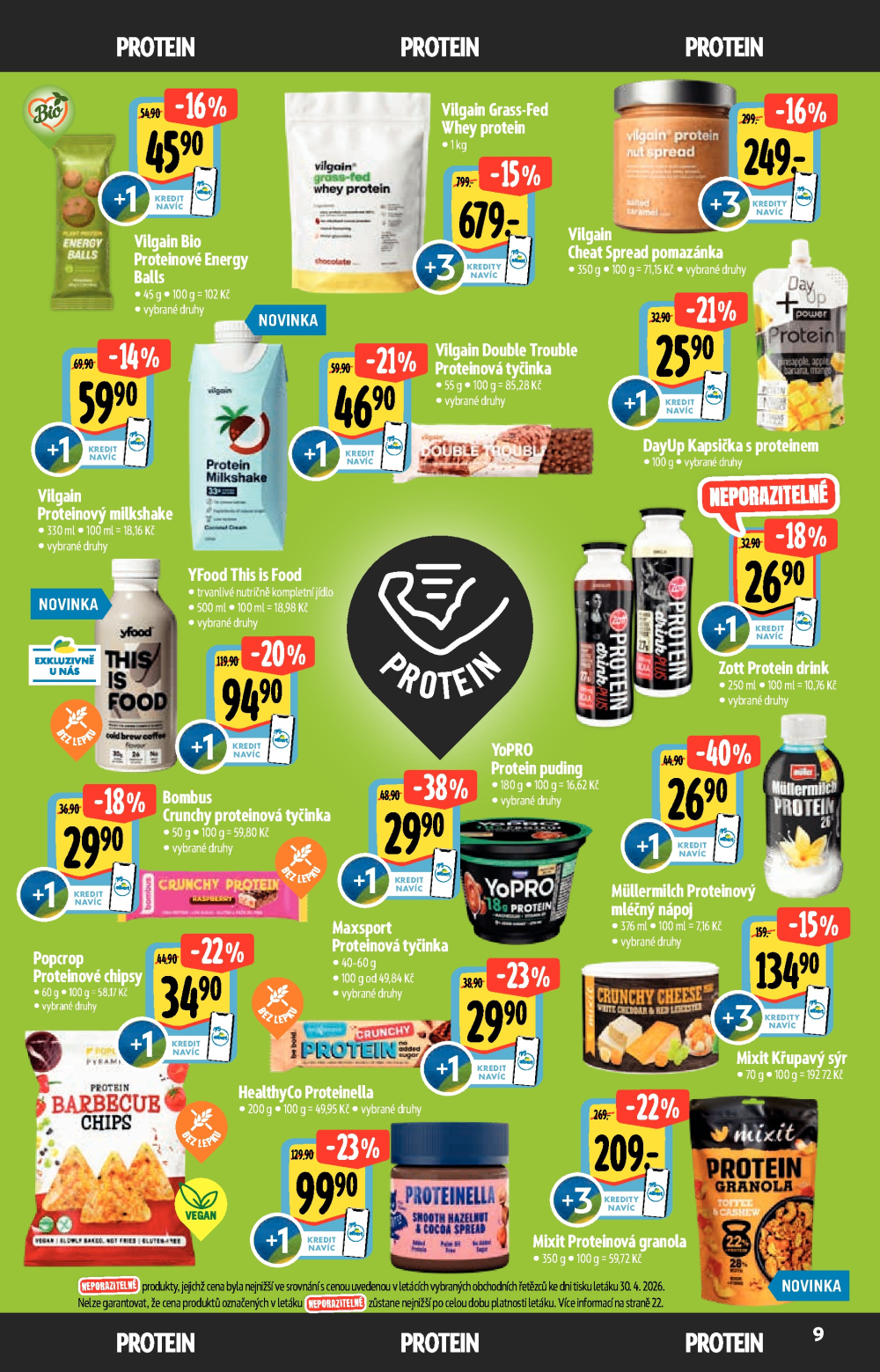 Leták Albert Hypermarket - Akční katalog Bio - strana 9