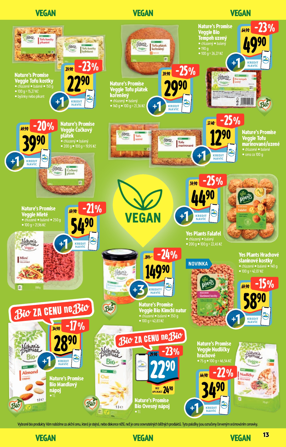 Leták Albert Supermarket - Akční katalog Bio - strana 13