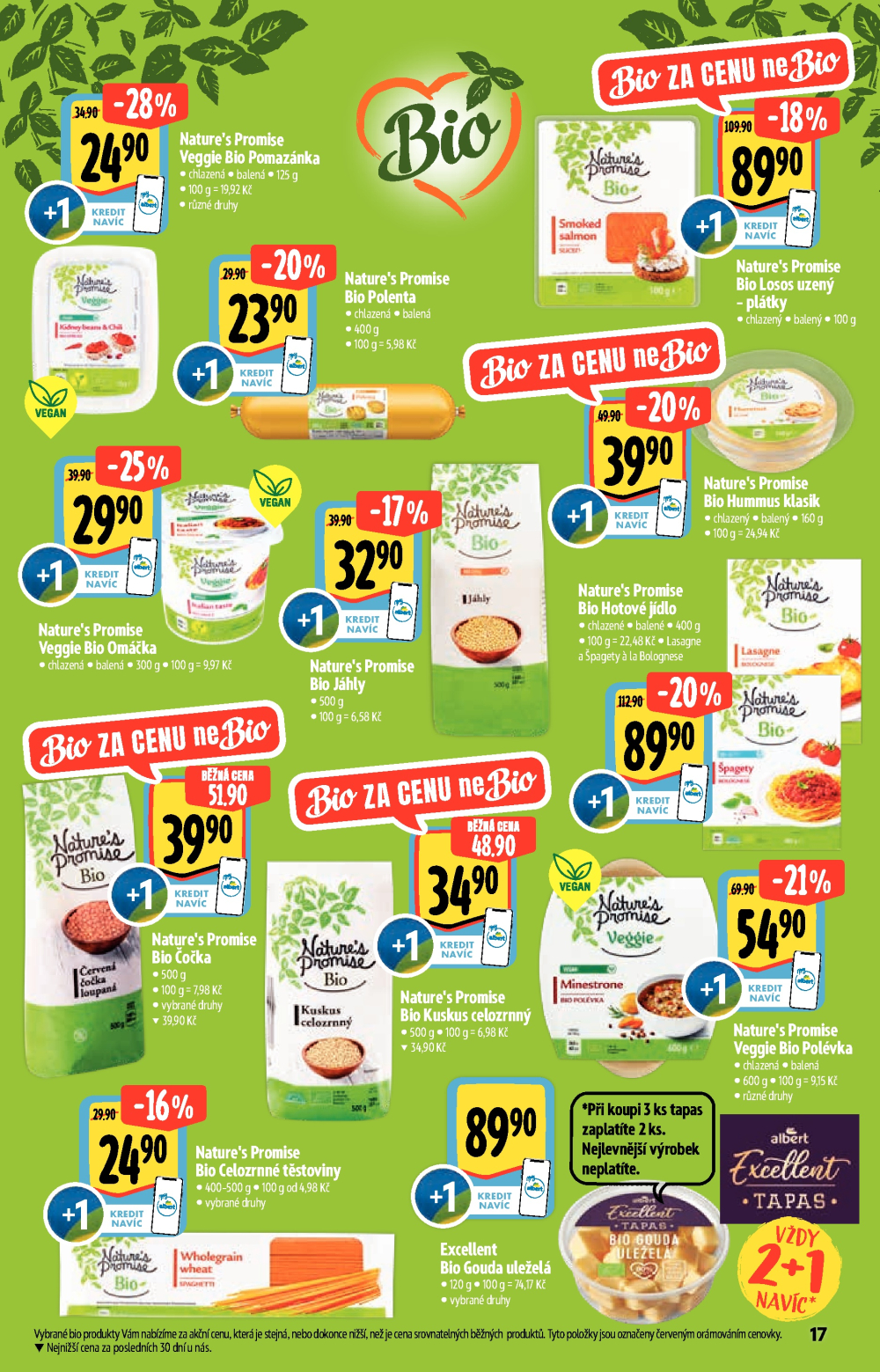 Leták Albert Supermarket - Akční katalog Bio - strana 17