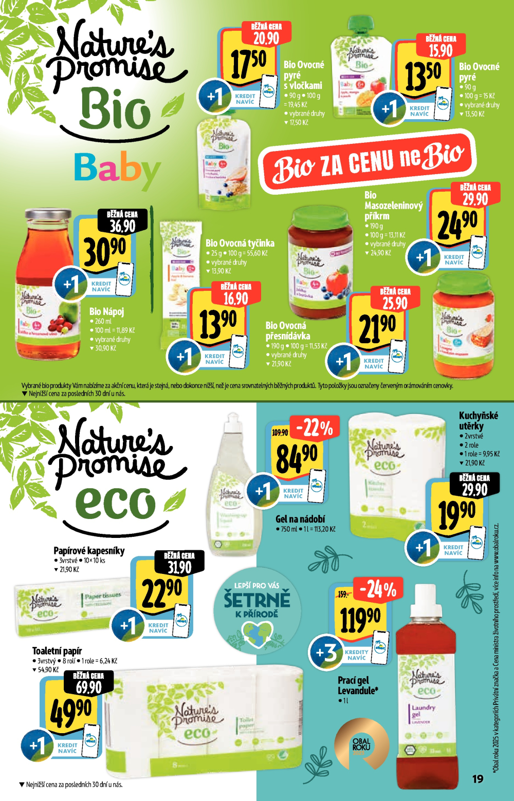 Leták Albert Supermarket - Akční katalog Bio - strana 19