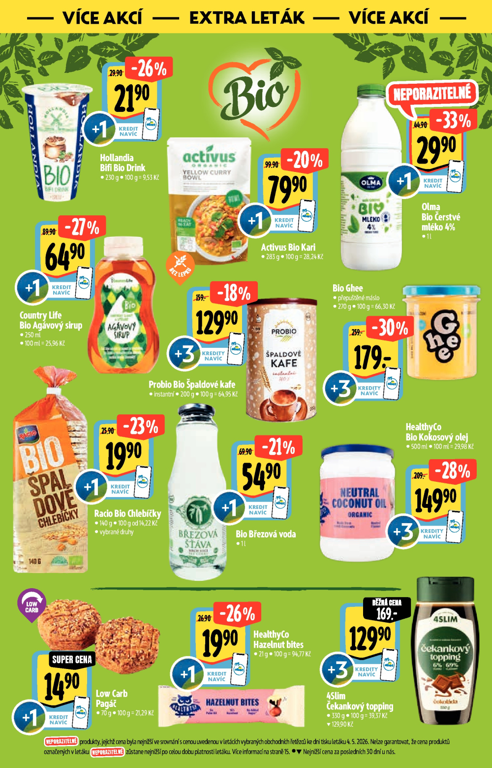 Leták Albert Supermarket - Akční katalog Bio - strana 20