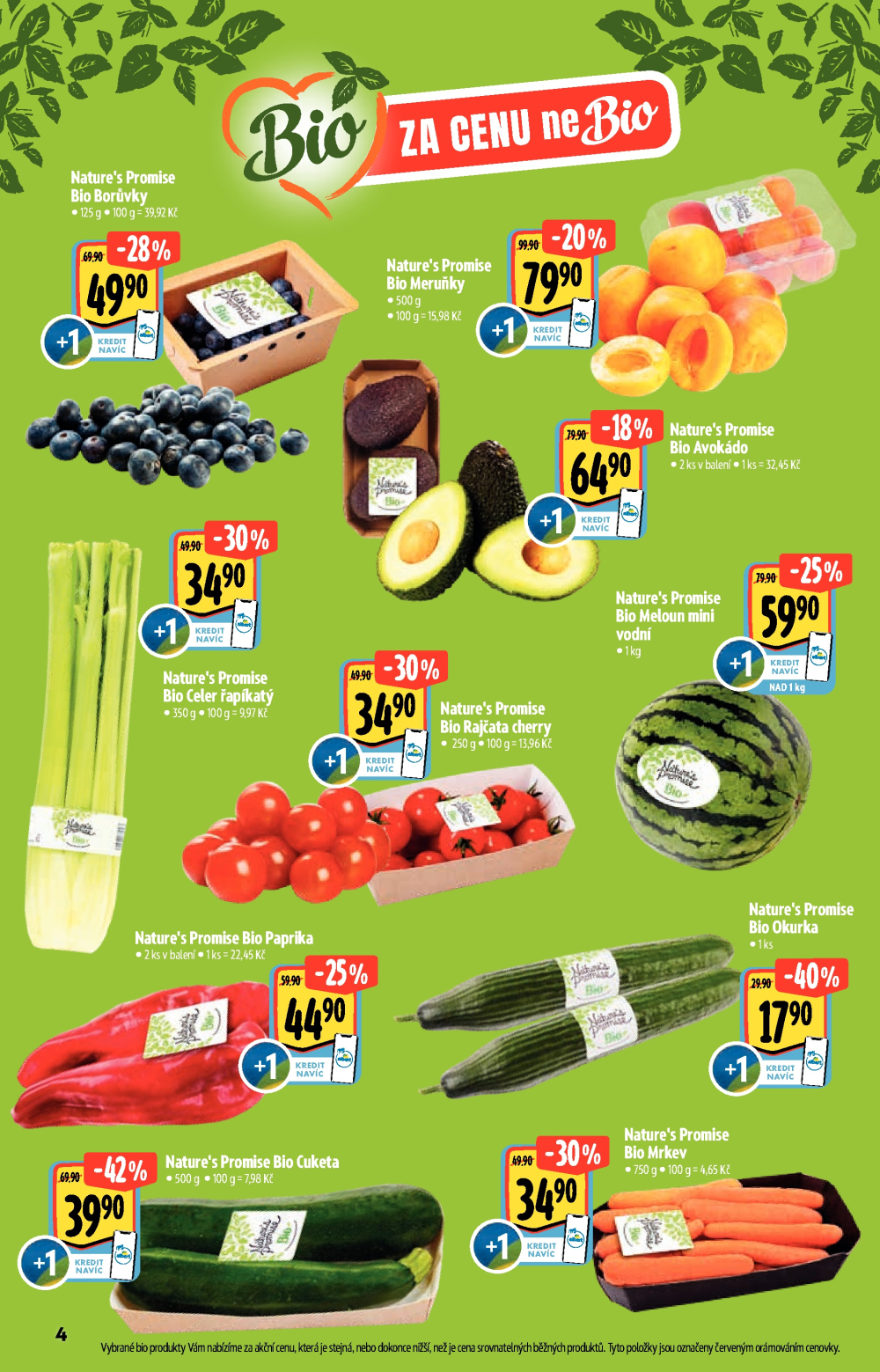 Leták Albert Supermarket - Akční katalog Bio - strana 4