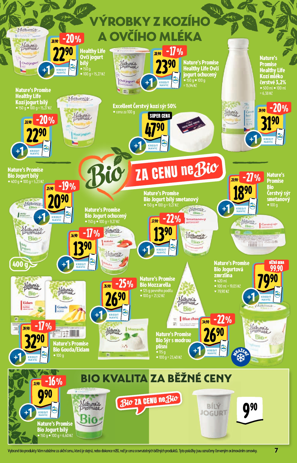 Leták Albert Supermarket - Akční katalog Bio - strana 7