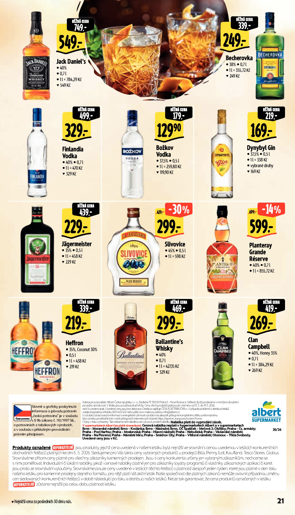 Leták Albert Supermarket leták - strana 30