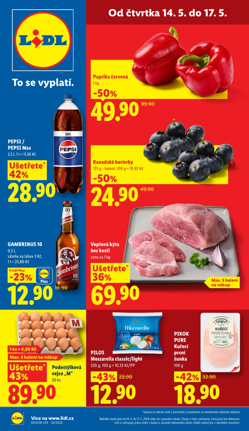 Leták Lidl leták od čtvrtka - strana 1