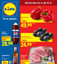 Akční leták Lidl  od čtvrtka