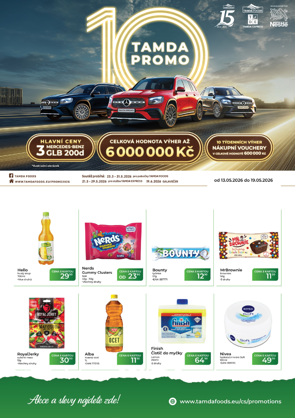 Leták TAMDA FOODS leták - strana 1