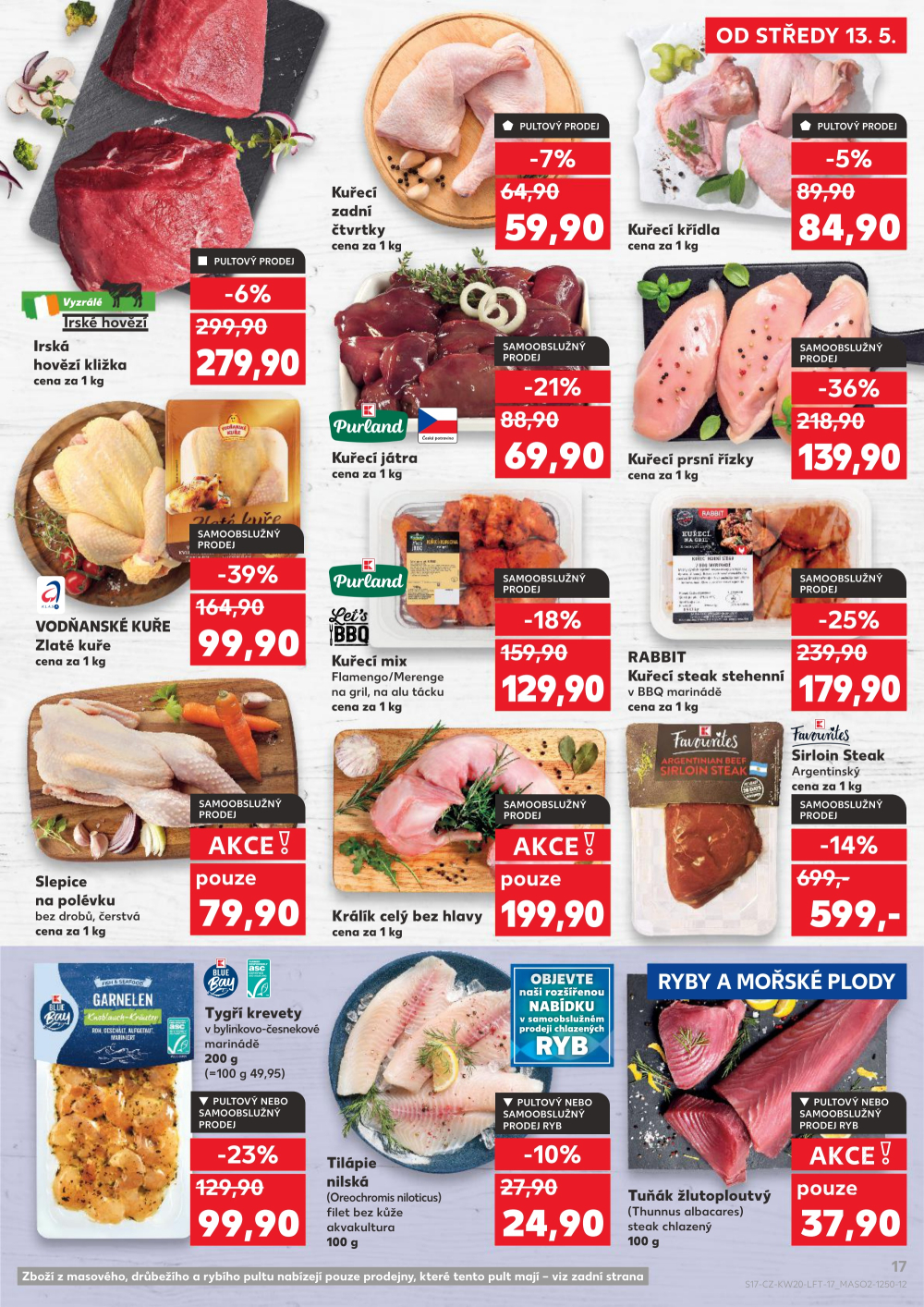 Leták Kaufland leták Praha 8 - Malý Klín - strana 17