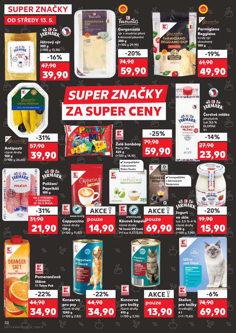 Leták Kaufland leták Praha 8 - Malý Klín - strana 20