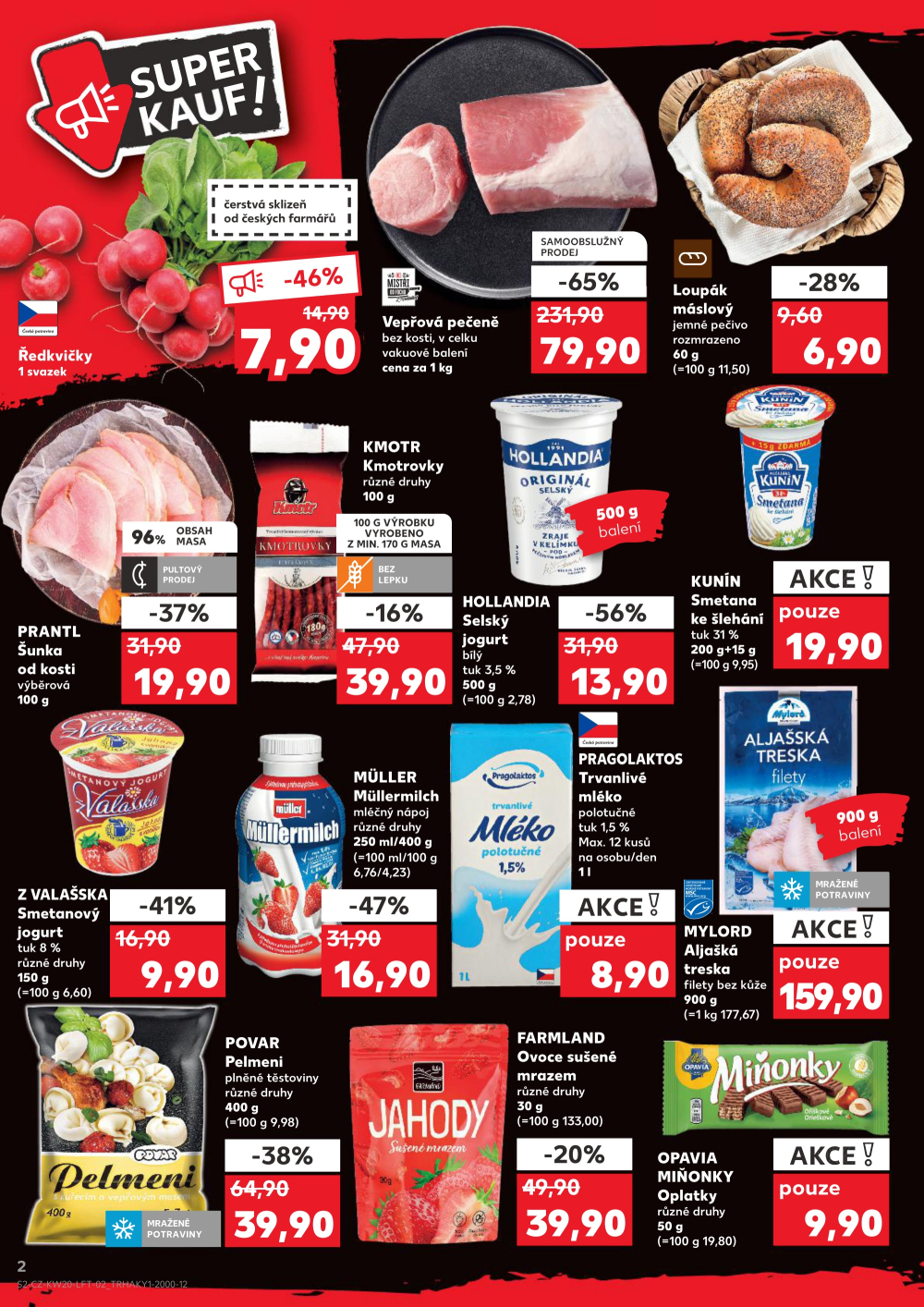Leták Kaufland leták Třebíč, Spojovací - strana 2