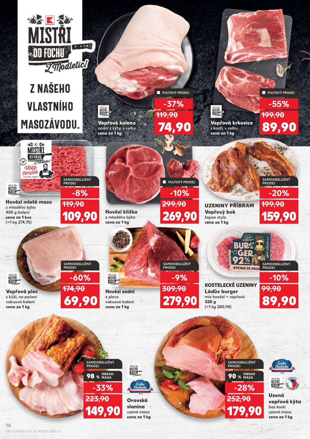 Leták Kaufland leták Zlín - Čepkov - strana 16