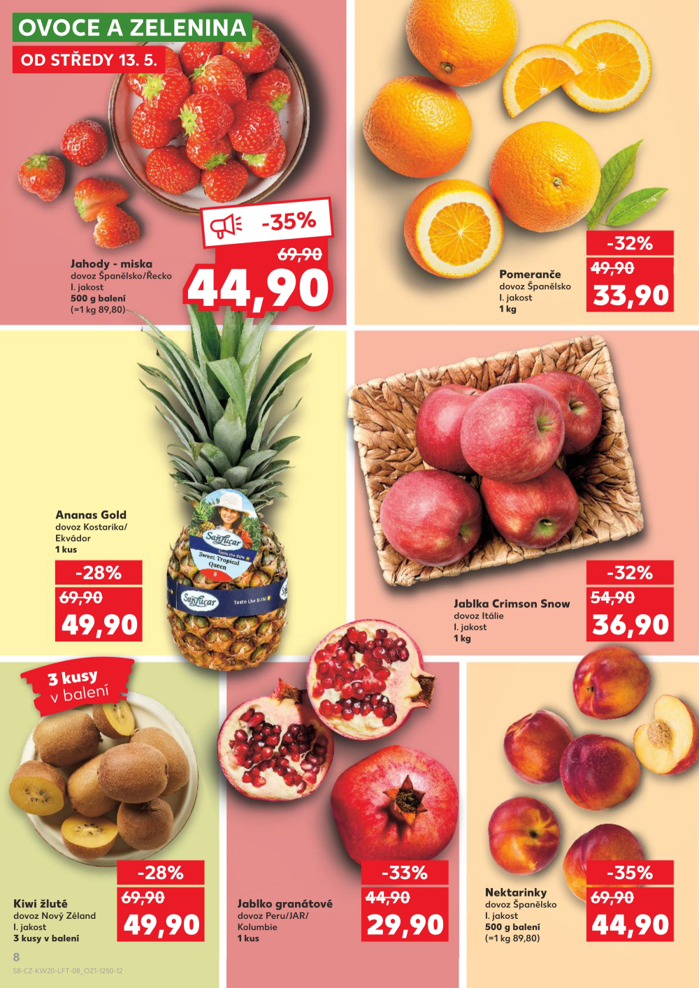 Leták Kaufland leták Praha 6 - Podbaba - strana 8