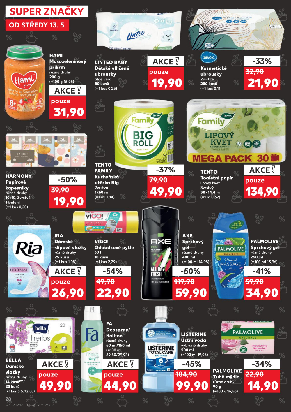 Leták Kaufland leták Ústí nad Labem, Okružní - strana 28