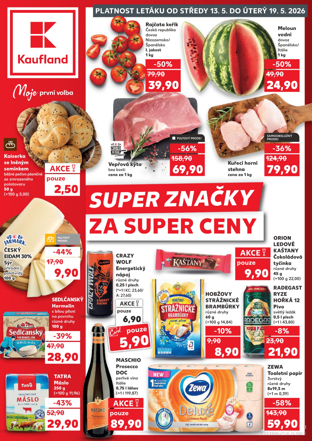 Leták Kaufland leták Praha 4 - Modřany - strana 1