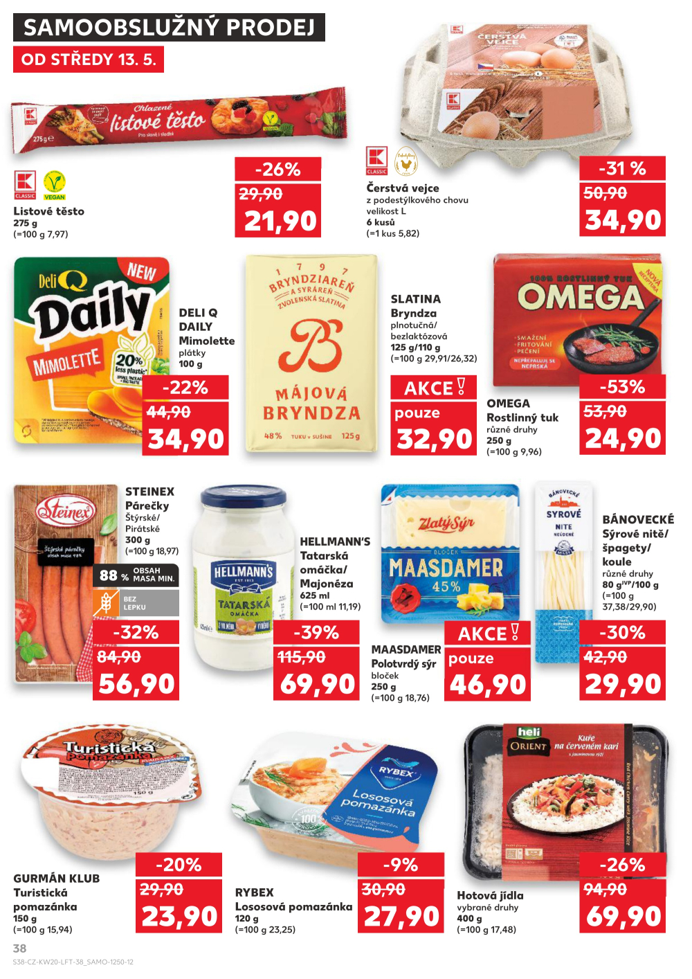 Leták Kaufland leták Praha 4 - Michle - strana 38