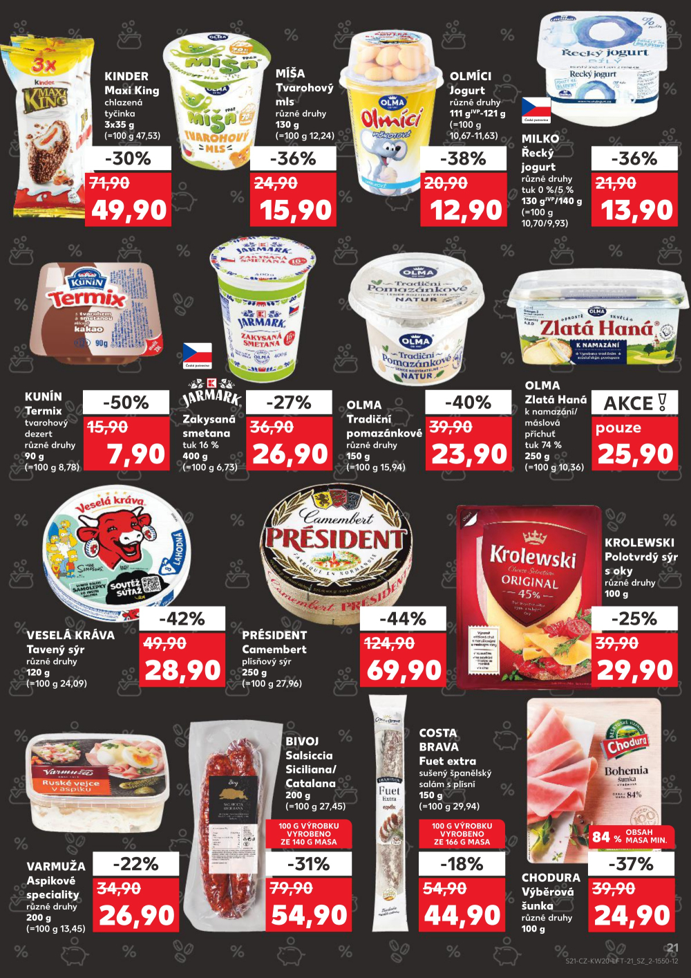 Leták Kaufland leták Česká Lípa - strana 21