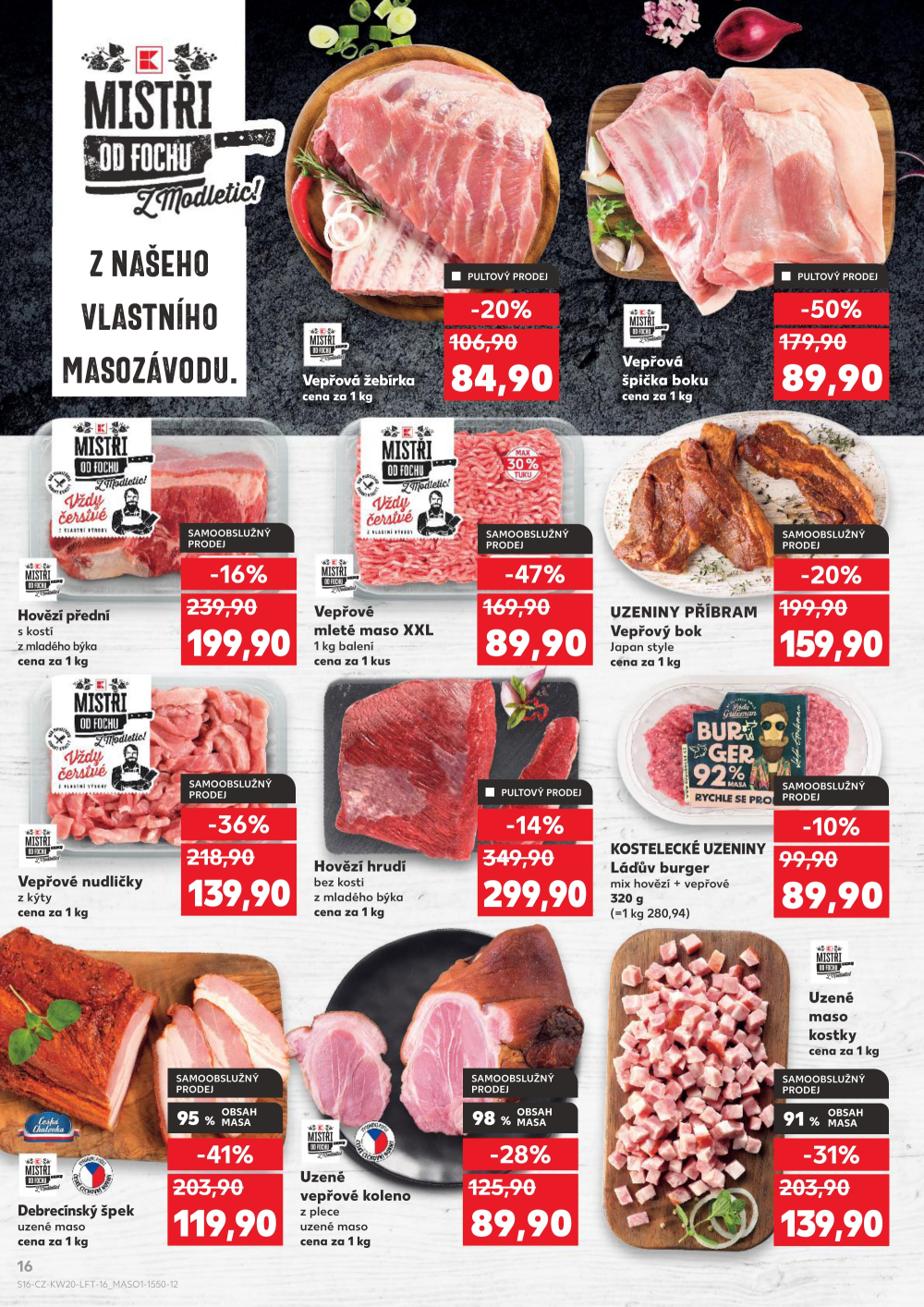 Leták Kaufland leták Praha 8 - Libeň - strana 16