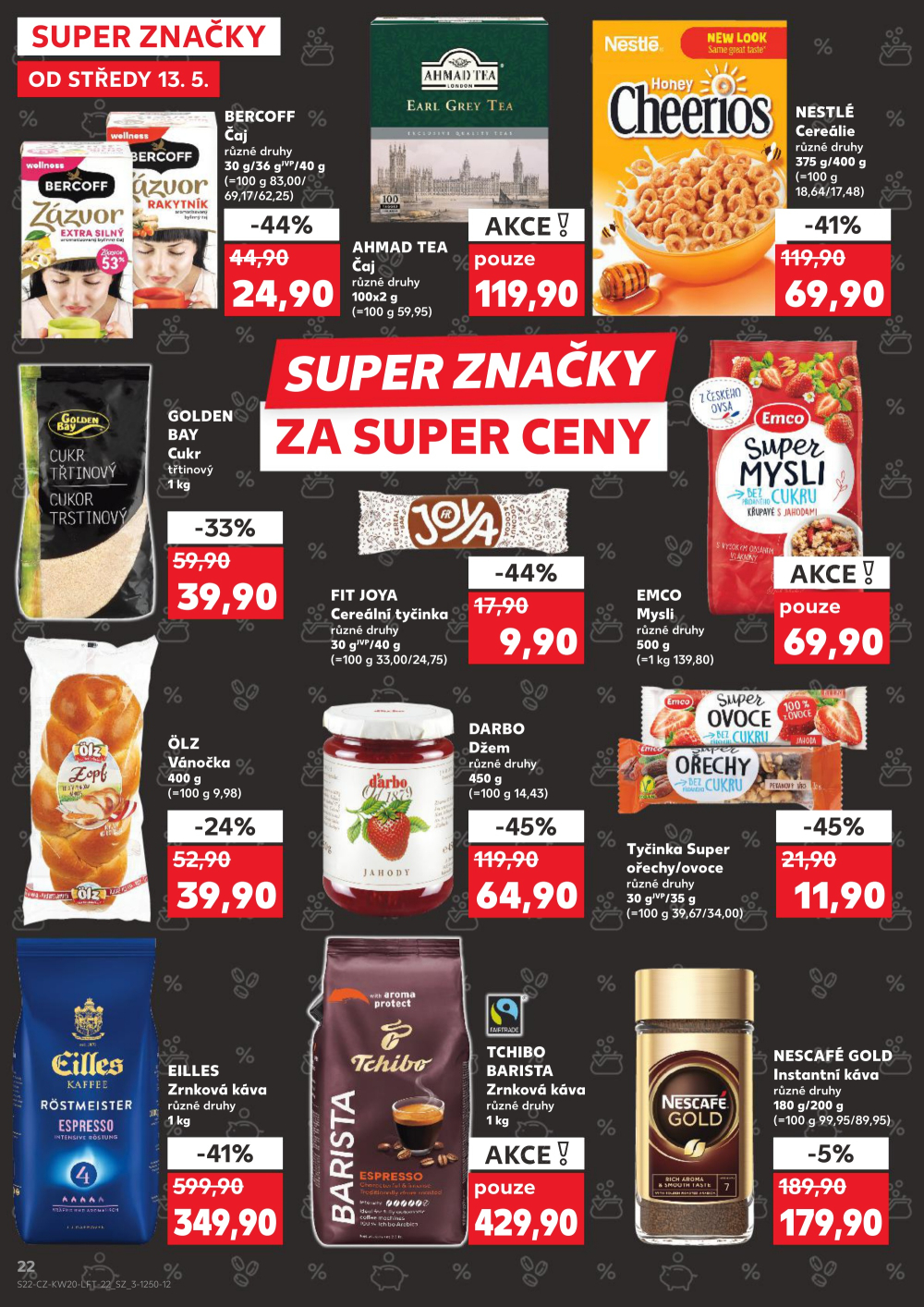 Leták Kaufland leták Praha 8 - Libeň - strana 22