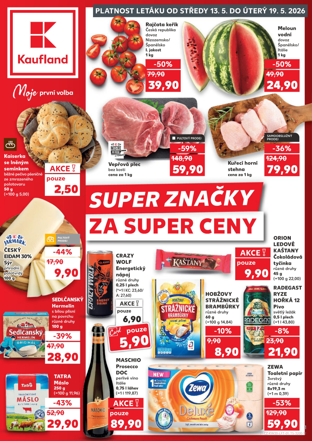 Leták Kaufland leták Olomouc, Štursova - strana 1