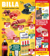 Akční leták BILLA velký 